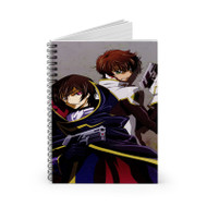 Onyourcases Code Geass Lelouch Lamperouge and Suzaku Kururugi Custom Spiral Notebook Ruled Line 118 Pages 59 Sheets 6x8 Inch 90 Gsm Paper School Work Business Notebook Blocknotes Schedule Diary Notes Journal