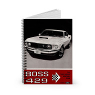 Onyourcases Ford Mustang Boss 429 Custom Spiral Notebook Ruled Line 118 Pages 59 Sheets 6x8 Inch 90 Gsm Paper School Work Business Notebook Blocknotes Schedule Diary Notes Journal