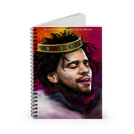 Onyourcases J Cole Kod Custom Spiral Notebook Ruled Line 118 Pages 59 Sheets 6x8 Inch 90 Gsm Paper School Work Business Notebook Blocknotes Schedule Diary Notes Journal