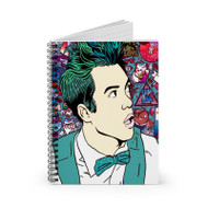 Onyourcases Panic at The Disco Art Custom Spiral Notebook Ruled Line 118 Pages 59 Sheets 6x8 Inch 90 Gsm Paper School Work Business Notebook Blocknotes Schedule Diary Notes Journal