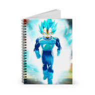 Onyourcases Vegeta Super Saiyan Blue Dragon Ball Super Custom Spiral Notebook Ruled Line 118 Pages 59 Sheets 6x8 Inch 90 Gsm Paper School Work Business Notebook Blocknotes Schedule Diary Notes Journal