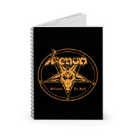 Onyourcases Venom Welcome To Hell Custom Spiral Notebook Ruled Line 118 Pages 59 Sheets 6x8 Inch 90 Gsm Paper School Work Business Notebook Blocknotes Schedule Diary Notes Journal