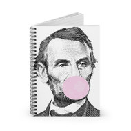 Onyourcases Abraham Lincoln Snorg Tees Custom Spiral Notebook Ruled Line 118 Pages 59 Sheets 6 x 8 Inch 90Gsm Paper School Work Business Notebook Blocknotes Schedule Diary Notes Journal