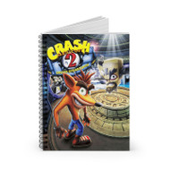 Onyourcases Crash Bandicoot 2 Custom Spiral Notebook Ruled Line 118 Pages 59 Sheets 6 x 8 Inch 90Gsm Paper School Work Business Notebook Blocknotes Schedule Diary Notes Journal