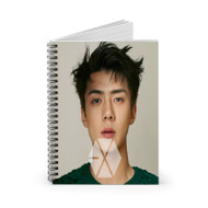 Onyourcases Exo Sehun Custom Spiral Notebook Ruled Line 118 Pages 59 Sheets 6 x 8 Inch 90Gsm Paper School Work Business Notebook Blocknotes Schedule Diary Notes Journal