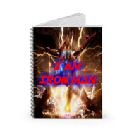 Onyourcases I am Iron Man Custom Spiral Notebook Ruled Line 118 Pages 59 Sheets 6 x 8 Inch 90Gsm Paper School Work Business Notebook Blocknotes Schedule Diary Notes Journal