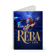 Onyourcases Reba Live Custom Spiral Notebook Ruled Line 118 Pages 59 Sheets 6 x 8 Inch 90Gsm Paper School Work Business Notebook Blocknotes Schedule Diary Notes Journal