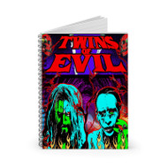 Onyourcases Rob Zombie and Marylin Manson Custom Spiral Notebook Ruled Line 118 Pages 59 Sheets 6 x 8 Inch 90Gsm Paper School Work Business Notebook Blocknotes Schedule Diary Notes Journal