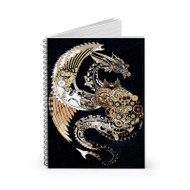 Onyourcases Steampunk Dragon Custom Spiral Notebook Ruled Line 118 Pages 59 Sheets 6 x 8 Inch 90Gsm Paper School Work Business Notebook Blocknotes Schedule Diary Notes Journal