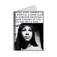 Onyourcases Aretha Franklin Quotes Custom Spiral Notebook Ruled Line 118 Pages 59 Sheets 6 x 8 Inch 90 Gsm Paper School Work Business Schedule Notebook Blocknotes Diary Notes Journal