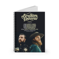 Onyourcases Brothers Osborne Custom Spiral Notebook Ruled Line 118 Pages 59 Sheets 6 x 8 Inch 90 Gsm Paper School Work Business Schedule Notebook Blocknotes Diary Notes Journal