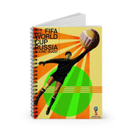 Onyourcases Fifa World Cup Russia 2018 Custom Spiral Notebook Ruled Line 118 Pages 59 Sheets 6 x 8 Inch 90 Gsm Paper School Work Business Schedule Notebook Blocknotes Diary Notes Journal