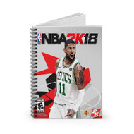 Onyourcases Kyrie Irving NBA 2k18 Custom Spiral Notebook Ruled Line 118 Pages 59 Sheets 6 x 8 Inch 90 Gsm Paper School Work Business Schedule Notebook Blocknotes Diary Notes Journal