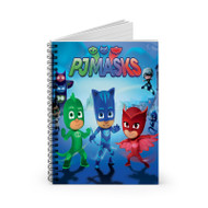 Onyourcases PJ Masks Custom Spiral Notebook Ruled Line 118 Pages 59 Sheets 6 x 8 Inch 90 Gsm Paper School Work Business Schedule Notebook Blocknotes Diary Notes Journal