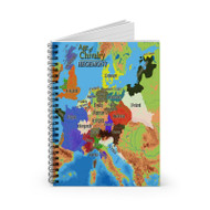 Onyourcases Age of Chivalry Map Custom Spiral Notebook Ruled Line 118 Pages 59 Sheets 6 x 8 Inch 90 Gsm Paper School Schedule Business Notebook Blocknotes Diary Notes Journal