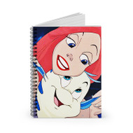 Onyourcases Disney Ariel and Flounder The Little Mermaid Custom Spiral Notebook Ruled Line 118 Pages 59 Sheets 6 x 8 Inch 90 Gsm Paper School Schedule Business Notebook Blocknotes Diary Notes Journal