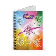 Onyourcases Glitter Force Custom Spiral Notebook Ruled Line 118 Pages 59 Sheets 6 x 8 Inch 90 Gsm Paper School Schedule Business Notebook Blocknotes Diary Notes Journal