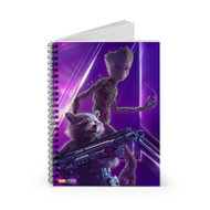 Onyourcases Groot Rocket Racoon The Avengers Infinity War Custom Spiral Notebook Ruled Line 118 Pages 59 Sheets 6 x 8 Inch 90 Gsm Paper School Schedule Business Notebook Blocknotes Diary Notes Journal