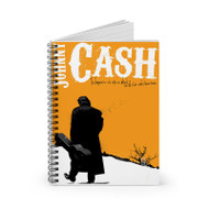 Onyourcases Johnny Cash Quality Custom Spiral Notebook Ruled Line 118 Pages 59 Sheets 6 x 8 Inch 90 Gsm Paper School Schedule Business Notebook Blocknotes Diary Notes Journal