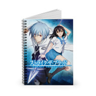 Onyourcases Kojou Akatsuki and Yukina Himeragi Strike The Blood Custom Spiral Notebook Ruled Line 118 Pages 59 Sheets 6 x 8 Inch 90 Gsm Paper School Schedule Business Notebook Blocknotes Diary Notes Journal