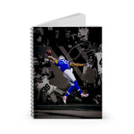 Onyourcases Odell Beckham Jr Trends Custom Spiral Notebook Ruled Line 118 Pages 59 Sheets 6 x 8 Inch 90 Gsm Paper School Schedule Business Notebook Blocknotes Diary Notes Journal