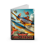 Onyourcases Planes Fire and Rescue Custom Spiral Notebook Ruled Line 118 Pages 59 Sheets 6 x 8 Inch 90 Gsm Paper School Schedule Business Notebook Blocknotes Diary Notes Journal