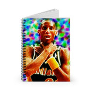 Onyourcases Reggie Miller Choke Custom Spiral Notebook Ruled Line 118 Pages 59 Sheets 6 x 8 Inch 90 Gsm Paper School Schedule Business Notebook Blocknotes Diary Notes Journal