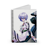 Onyourcases Rei Ayanami Neon Genesis Evangelion Art Custom Spiral Notebook Ruled Line 118 Pages 59 Sheets 6 x 8 Inch 90 Gsm Paper School Schedule Business Notebook Blocknotes Diary Notes Journal