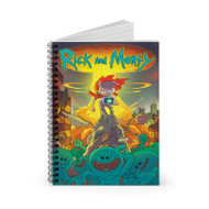 Onyourcases Rick and Morty and Mr Meeseeks Trends Custom Spiral Notebook Ruled Line 118 Pages 59 Sheets 6 x 8 Inch 90 Gsm Paper School Schedule Business Notebook Blocknotes Diary Notes Journal