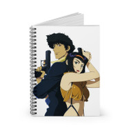 Onyourcases Spike Spiegel and Faye Valentine Cowboy Bebop Custom Spiral Notebook Ruled Line 118 Pages 59 Sheets 6 x 8 Inch 90 Gsm Paper School Schedule Business Notebook Blocknotes Diary Notes Journal