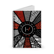 Onyourcases Twenty One Pilots Pattern Flag Custom Spiral Notebook Ruled Line 118 Pages 59 Sheets 6 x 8 Inch 90 Gsm Paper School Schedule Business Notebook Blocknotes Diary Notes Journal