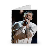 Onyourcases Adam Levine Maroon 5 Custom Spiral Notebook Ruled Line 118 Pages 59 Sheets 6 x 8 Inch 90 Gsm Paper School Work Business Journal Notebook Blocknotes Schedule Diary Notes