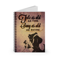 Onyourcases Disney Beauty and The Beast Art Custom Spiral Notebook Ruled Line 118 Pages 59 Sheets 6 x 8 Inch 90 Gsm Paper School Work Business Journal Notebook Blocknotes Schedule Diary Notes