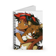 Onyourcases Edward and Ein Cowboy Bebop Custom Spiral Notebook Ruled Line 118 Pages 59 Sheets 6 x 8 Inch 90 Gsm Paper School Work Business Journal Notebook Blocknotes Schedule Diary Notes