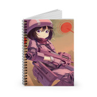 Onyourcases Kohiruimaki Karen Sword Art Online Alternative Custom Spiral Notebook Ruled Line 118 Pages 59 Sheets 6 x 8 Inch 90 Gsm Paper School Work Business Journal Notebook Blocknotes Schedule Diary Notes