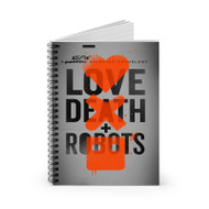 Onyourcases Love Death Robots Awesome Custom Spiral Notebook Ruled Line 118 Pages 59 Sheets 6 x 8 Inch 90 Gsm Paper School Work Business Journal Notebook Blocknotes Schedule Diary Notes