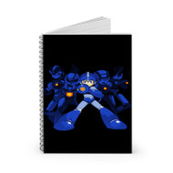 Onyourcases Mega Man Awesome Custom Spiral Notebook Ruled Line 118 Pages 59 Sheets 6 x 8 Inch 90 Gsm Paper School Work Business Journal Notebook Blocknotes Schedule Diary Notes