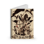 Onyourcases My Chemical Romance The Black Parade Custom Spiral Notebook Ruled Line 118 Pages 59 Sheets 6 x 8 Inch 90 Gsm Paper School Work Business Journal Notebook Blocknotes Schedule Diary Notes