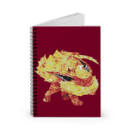 Onyourcases Pokemon Flareon Custom Spiral Notebook Ruled Line 118 Pages 59 Sheets 6 x 8 Inch 90 Gsm Paper School Work Business Journal Notebook Blocknotes Schedule Diary Notes