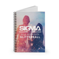 Onyourcases Sigma Featuring Ella Henderson Glitterball Custom Spiral Notebook Ruled Line 118 Pages 59 Sheets 6 x 8 Inch 90 Gsm Paper School Work Business Journal Notebook Blocknotes Schedule Diary Notes