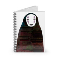 Onyourcases Spirited Away No Face Studio Ghibli Awesome Custom Spiral Notebook Ruled Line 118 Pages 59 Sheets 6 x 8 Inch 90 Gsm Paper School Work Business Journal Notebook Blocknotes Schedule Diary Notes