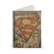 Onyourcases Superman Comic Custom Spiral Notebook Ruled Line 118 Pages 59 Sheets 6 x 8 Inch 90 Gsm Paper School Work Business Journal Notebook Blocknotes Schedule Diary Notes