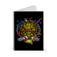 Onyourcases Teenage Mutant Ninja Turtles Foot Clan Custom Spiral Notebook Ruled Line 118 Pages 59 Sheets 6 x 8 Inch 90 Gsm Paper School Work Business Journal Notebook Blocknotes Schedule Diary Notes