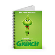 Onyourcases the grinch Custom Spiral Notebook Ruled Line 118 Pages 59 Sheets 6 x 8 Inch 90 Gsm Paper School Work Business Journal Notebook Blocknotes Schedule Diary Notes