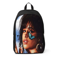 Onyourcases Camila Cabello Arts Custom Backpack Unisex Personalized Waterproof Travel Bag School Bag Work Bag Laptop Lunch Office Book Fabric Backpack