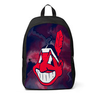 Onyourcases Cleveland Indians MLB Custom Backpack Unisex Personalized Waterproof Travel Bag School Bag Work Bag Laptop Lunch Office Book Fabric Backpack