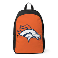 Onyourcases Denver Broncos NFL Art Custom Backpack Unisex Personalized Waterproof Travel Bag School Bag Work Bag Laptop Lunch Office Book Fabric Backpack