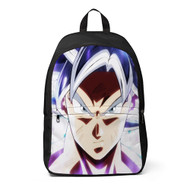 Onyourcases Goku Ultra Instinct Mastered Arts Custom Backpack Unisex Personalized Waterproof Travel Bag School Bag Work Bag Laptop Lunch Office Book Fabric Backpack