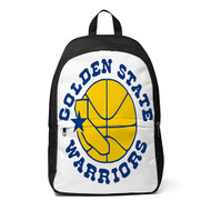 Onyourcases Golden State Warriors NBA Art Custom Backpack Unisex Personalized Waterproof Travel Bag School Bag Work Bag Laptop Lunch Office Book Fabric Backpack