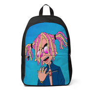 Onyourcases Lil Pump Gucci Gang Art Custom Backpack Unisex Personalized Waterproof Travel Bag School Bag Work Bag Laptop Lunch Office Book Fabric Backpack